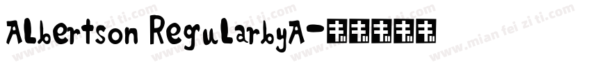 Albertson RegularbyA字体转换